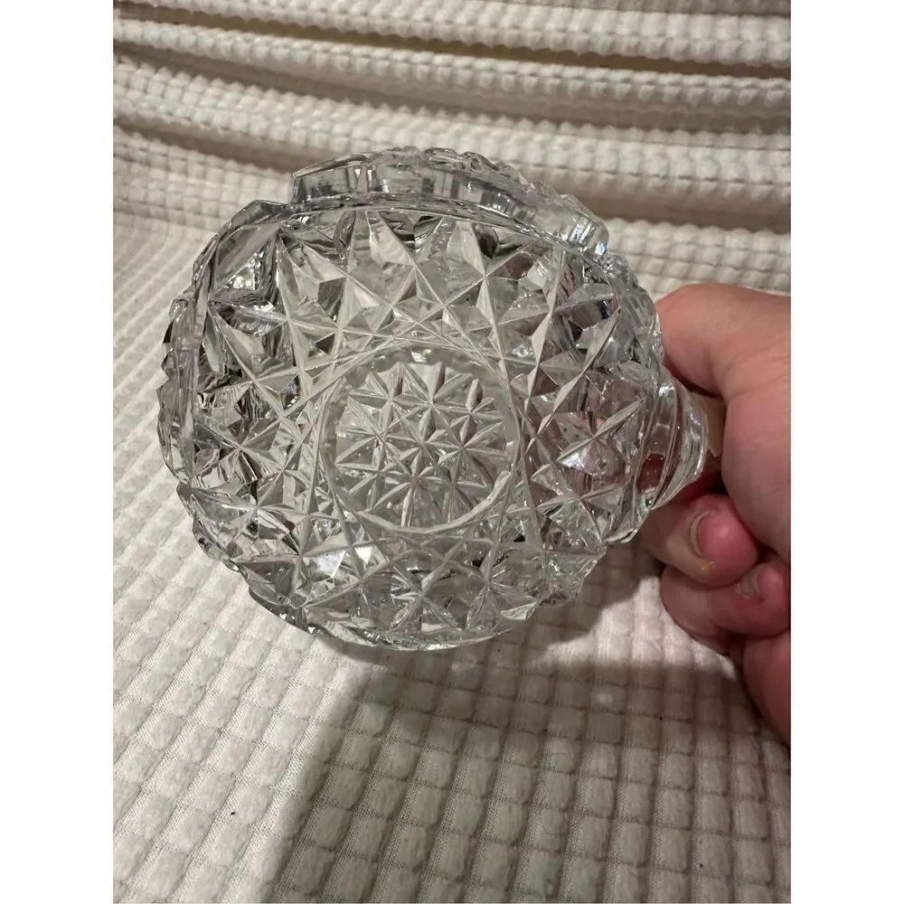 Crystal sugar and creamer set